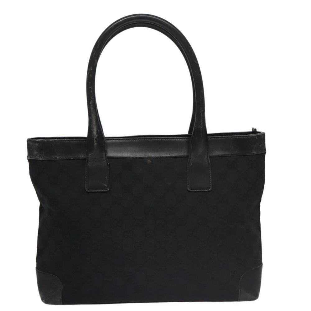 GUCCI GG Canvas Hand Bag Black - Picture 2 of 16